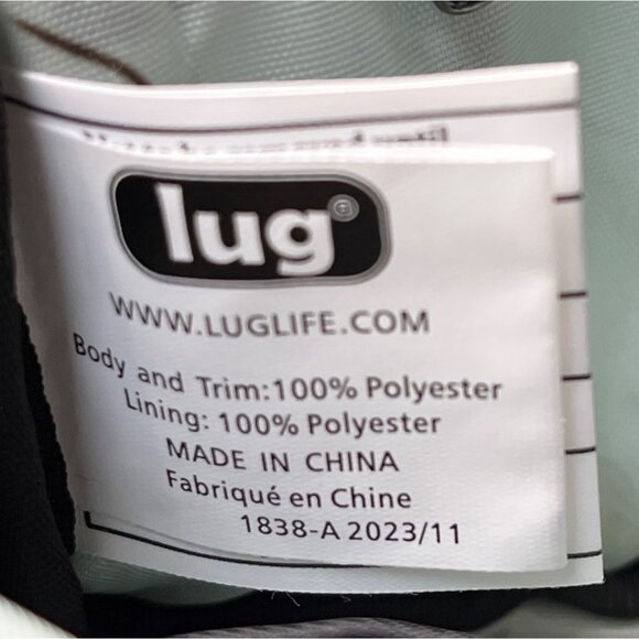 Lug Quilted Black Colorful Stitching & Adjustable Strap Coupe XL Crossbody Bag - Picture 12 of 13